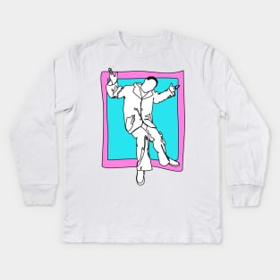 Danny Brown - Badly Drawn Bands T-shirt Kids Long Sleeve T-Shirt